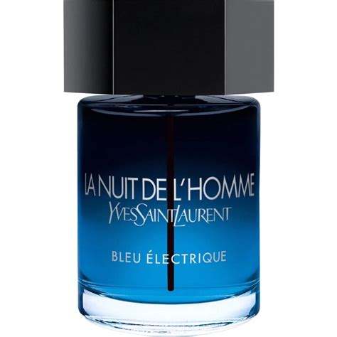 yves saint laurent la nuit de l homme bleu electrique|la nuit de l'homme 200ml.